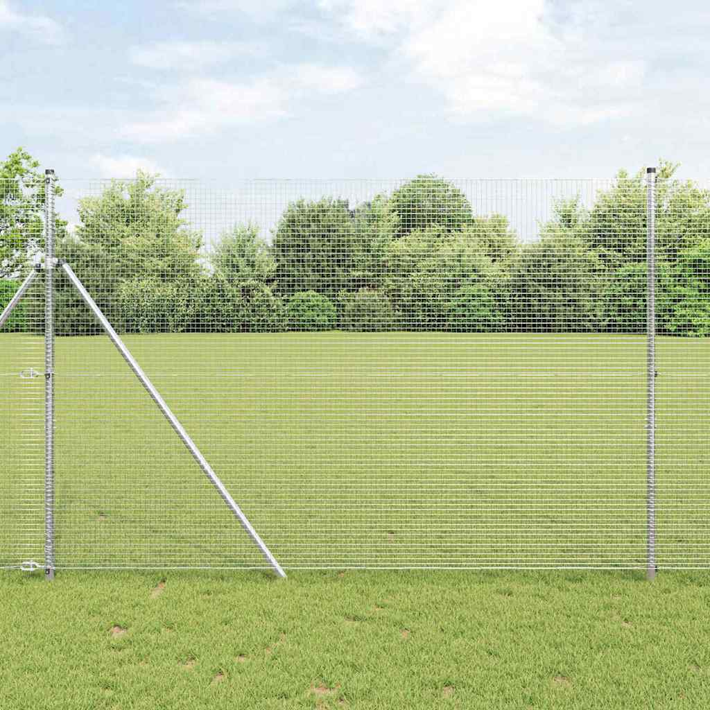 Zavarena žičana ograda za fiksaciju 50 x 1,5 m Pocinčani čelik