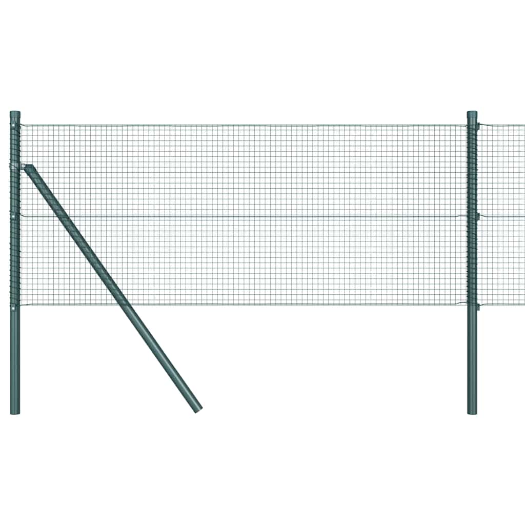 Temeljna zavarena žičana ograda 25 x 0,8 m Zelena Mreža