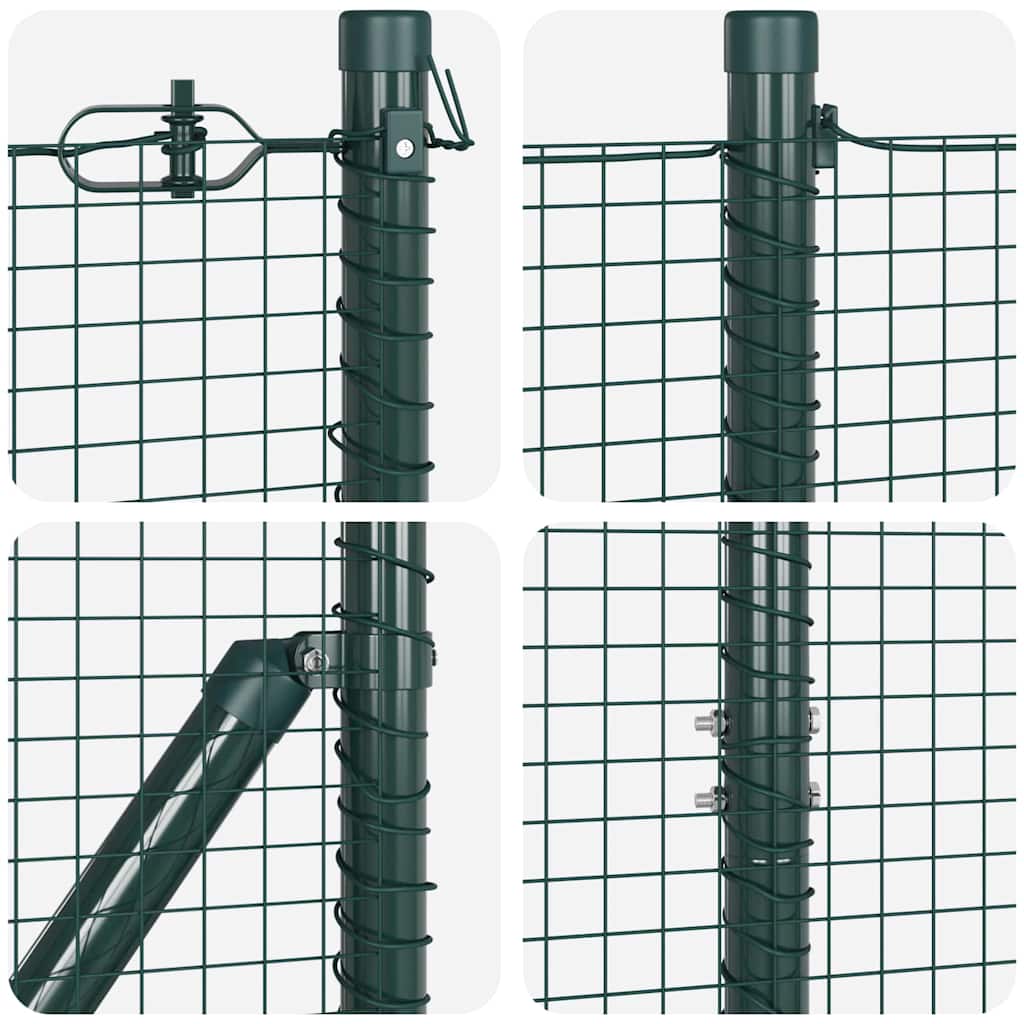 Temeljna zavarena žičana ograda 25 x 1,2 m Zelena Mreža