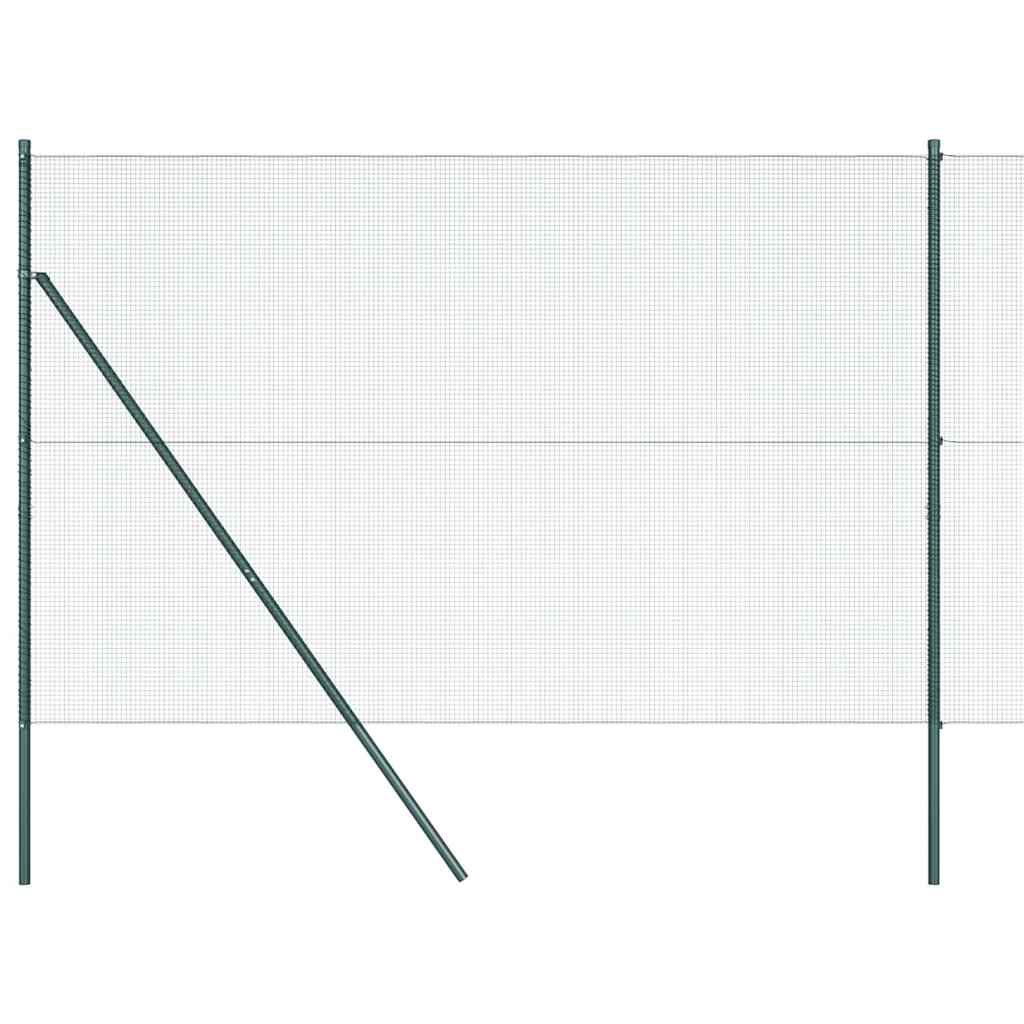 Temeljna zavarena žičana ograda 25 x 1,5 m Zelena Mreža