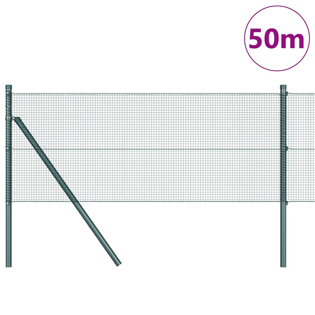 Zavarena žičana ograda za fiksaciju 50 x 0,6 m Zelena Mreža