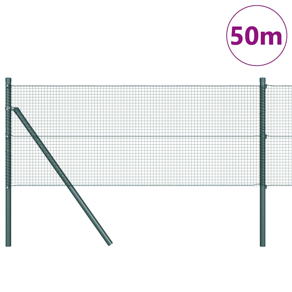 Zavarena žičana ograda za fiksaciju 50 x 0,6 m Zelena Mreža