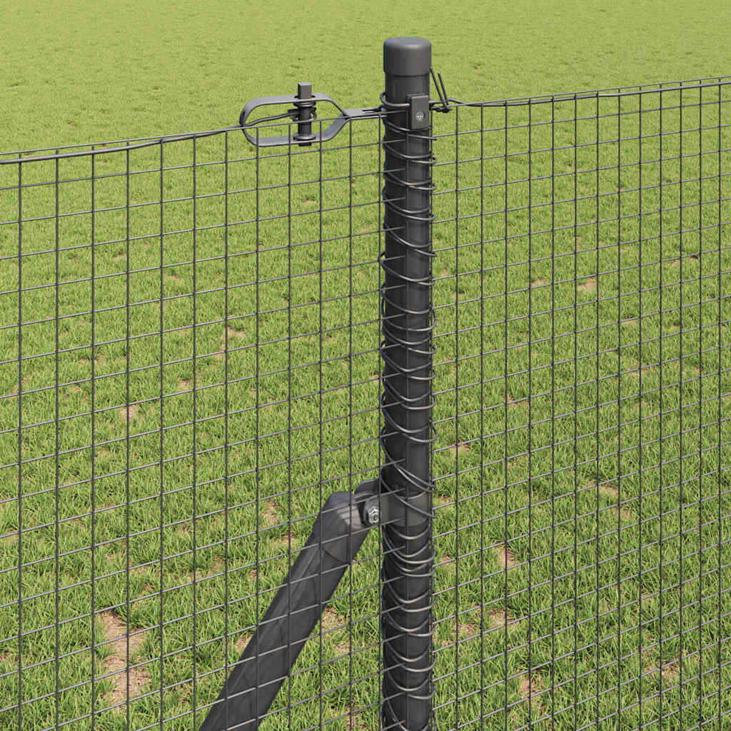 Temeljna zavarena žičana ograda 10 x 1,4 m Siva Mreža