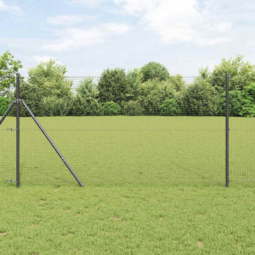 Zavarena žičana ograda za fiksaciju 10 x 1,4 m Siva Mreža