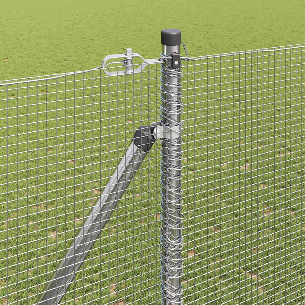 Zavareno žičano ograđivanje s bodljama 10 x 1,6 m Srebrna Mreža