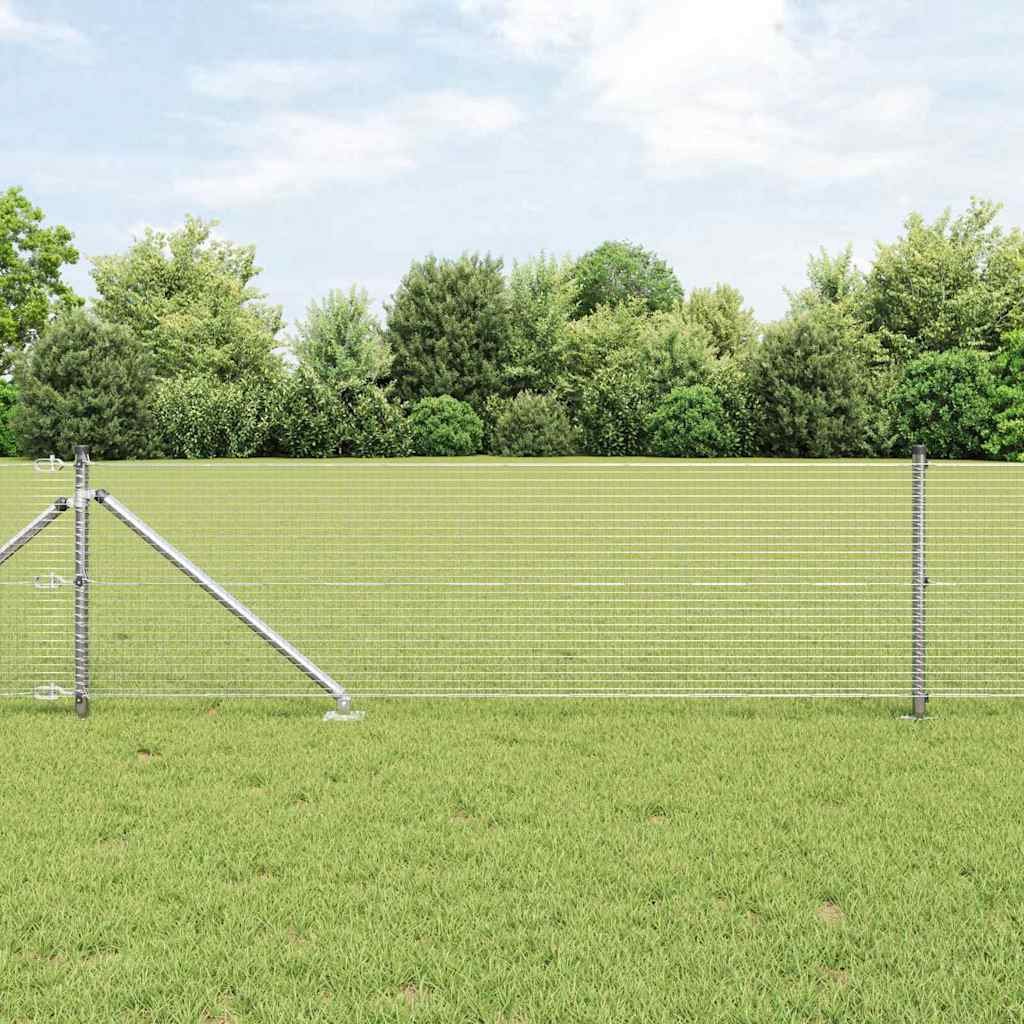 Zavareno žičano ograđivanje s bodljama 25 x 0,5 m Srebrna Mreža