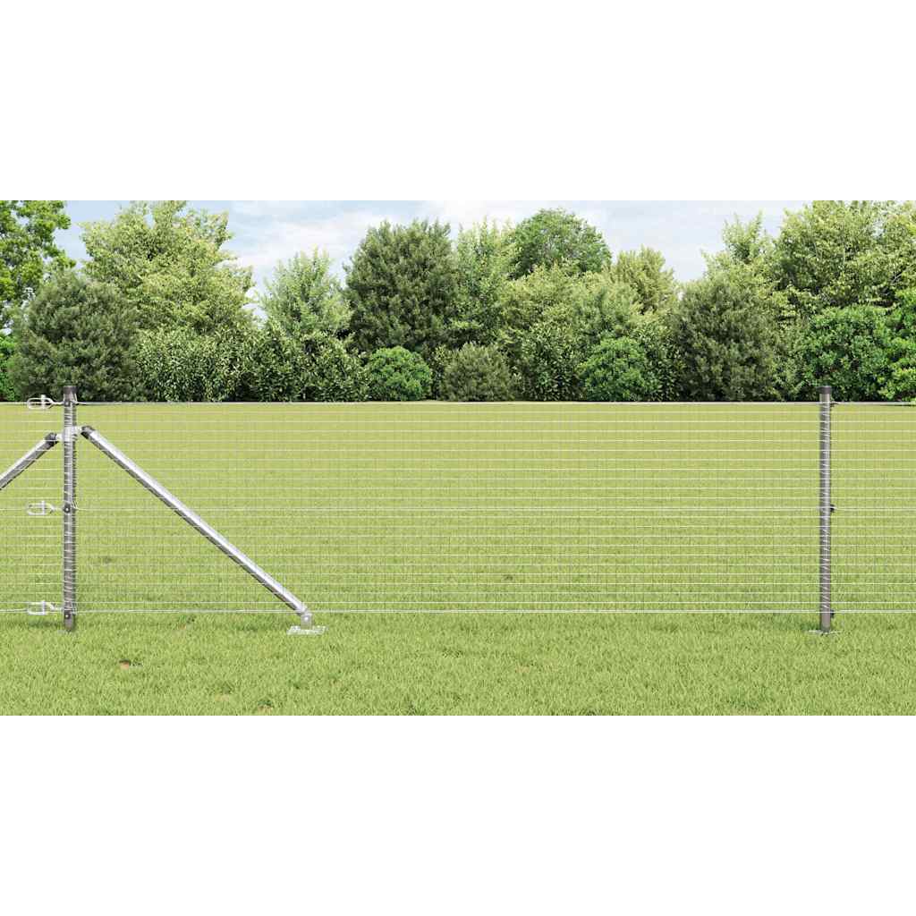 Zavareno žičano ograđivanje s bodljama 25 x 0,6 m Srebrna Mreža