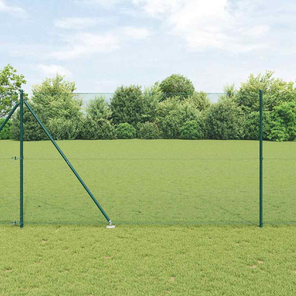 Zavareno žičano ograđivanje s bodljama 25 x 1,5 m Zelena Mreža