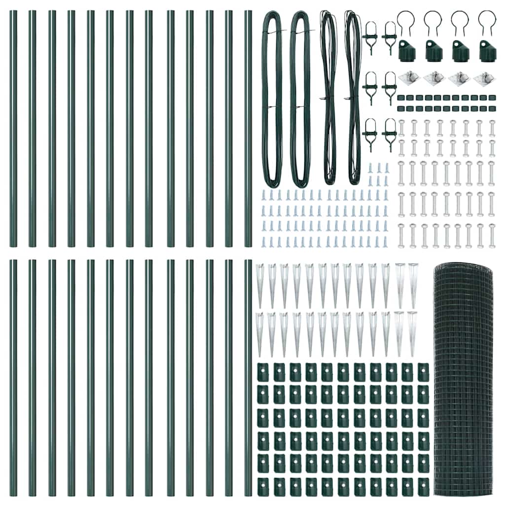 Zavareno žičano ograđivanje s bodljama 50 x 0,8 m Zelena Mreža