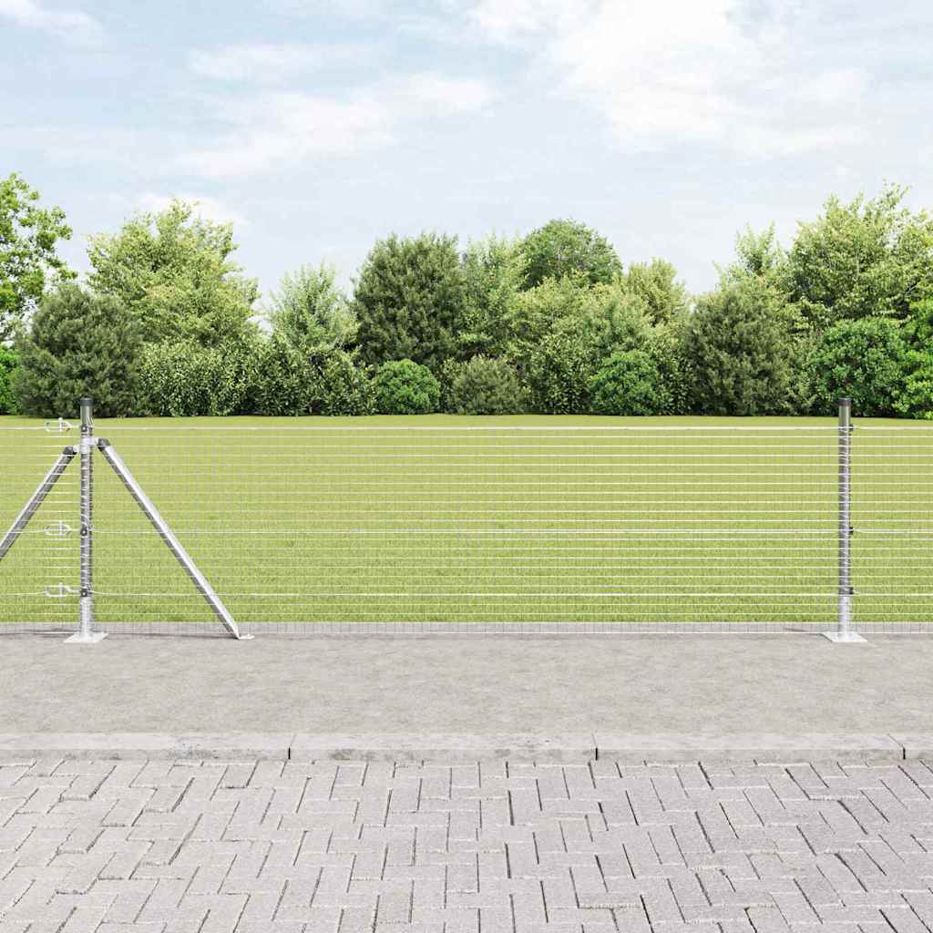 Zavareno žičano ogradno mreža s betonskom podlogom 10 x 0,6 m