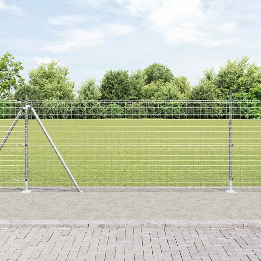Zavareno žičano ogradno mreža s betonskom podlogom 10 x 0,8 m