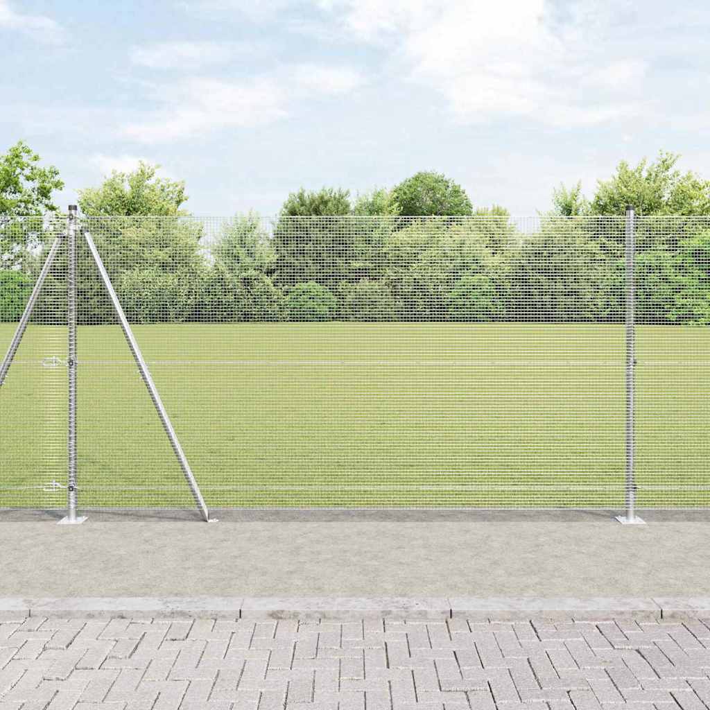 Zavareno žičano ogradno mreža s betonskom podlogom 10 x 1,2 m