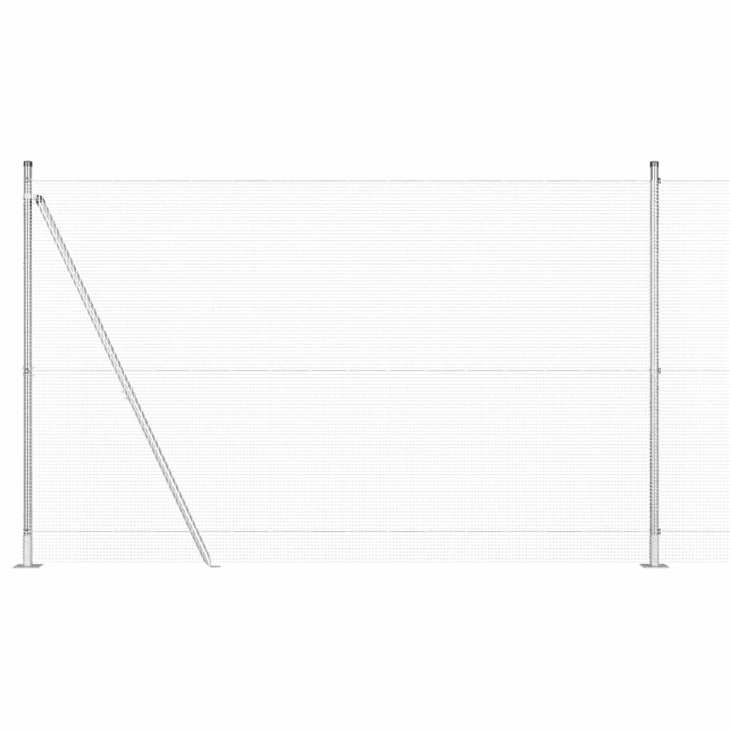 Zavareno žičano ogradno mreža s betonskom podlogom 10 x 1,4 m