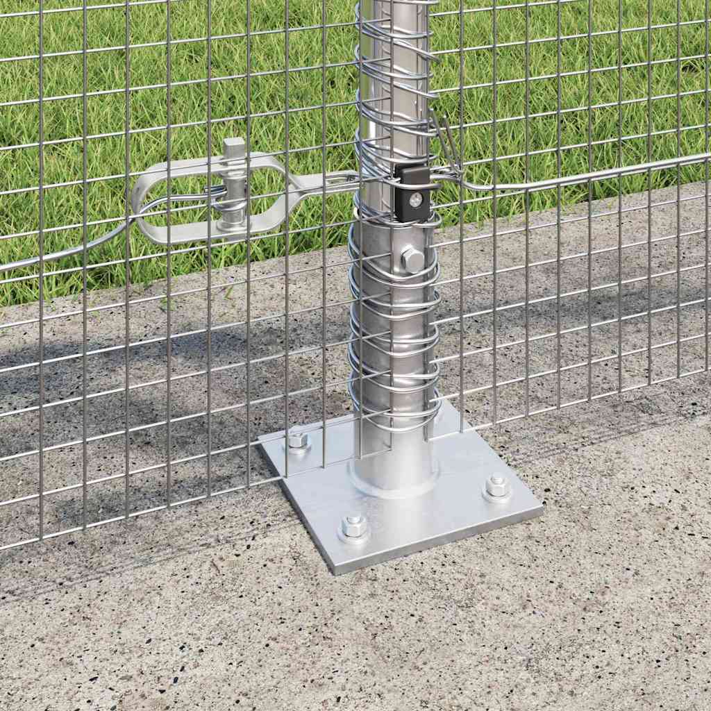 Zavareno žičano ogradno mreža s betonskom podlogom 25 x 0,8 m