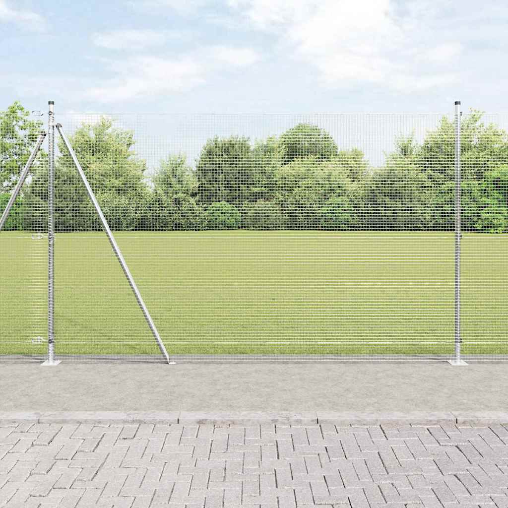 Zavareno žičano ogradno mreža s betonskom podlogom 25 x 1,4 m