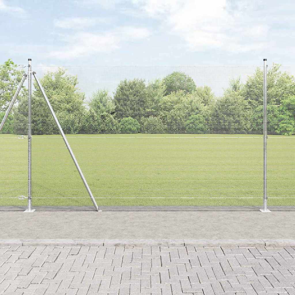 Zavareno žičano ogradno mreža s betonskom podlogom 25 x 1,5 m