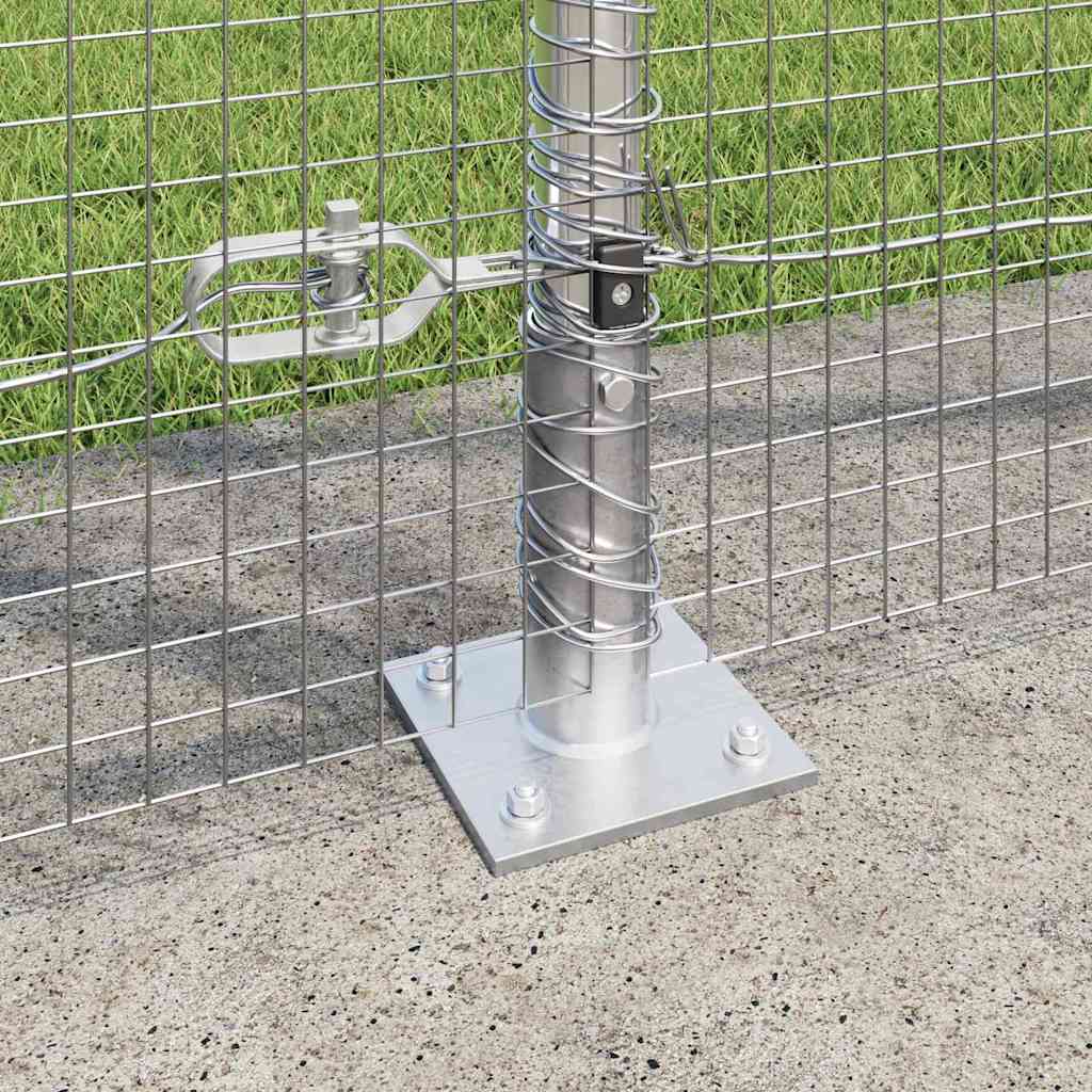 Zavareno žičano ogradno mreža s betonskom podlogom 25 x 1,5 m