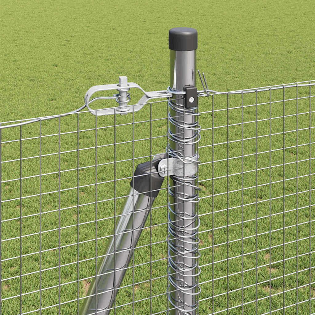 Zavareno žičano ogradno mreža s betonskom podlogom 25 x 1,5 m