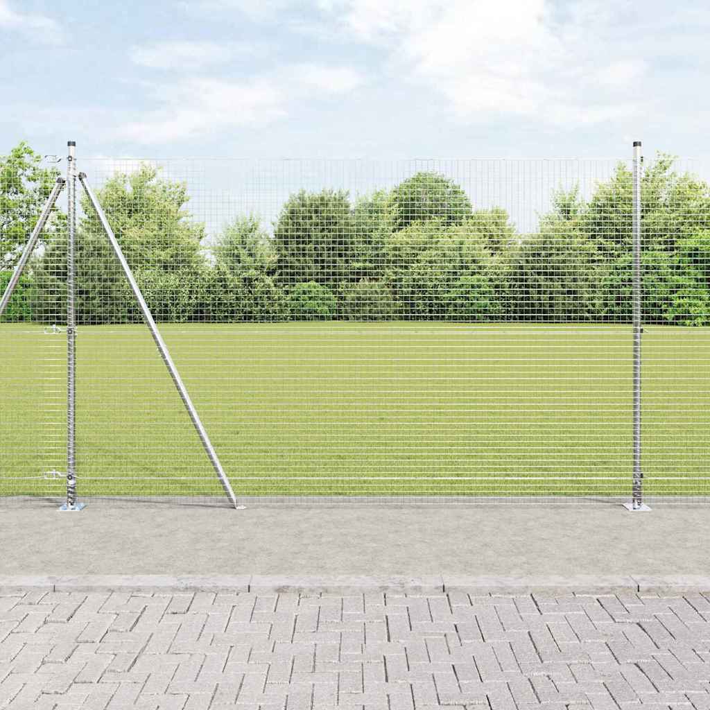 Zavareno žičano ogradno mreža s betonskom podlogom 25 x 1,5 m