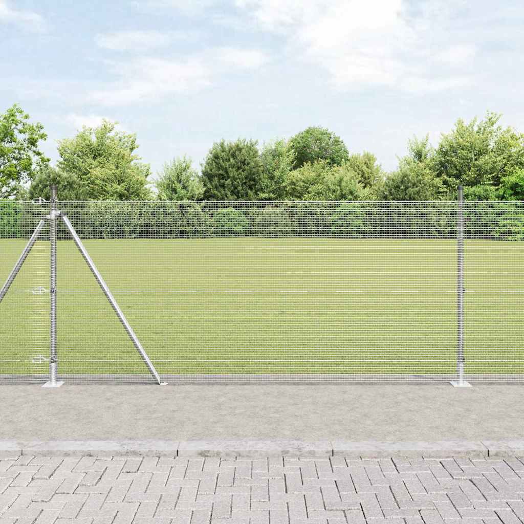 Zavareno žičano ogradno mreža s betonskom podlogom 50 x 1 m