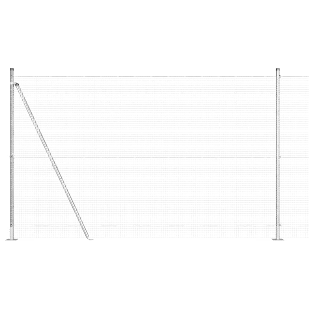 Zavareno žičano ogradno mreža s betonskom podlogom 50 x 1,5 m