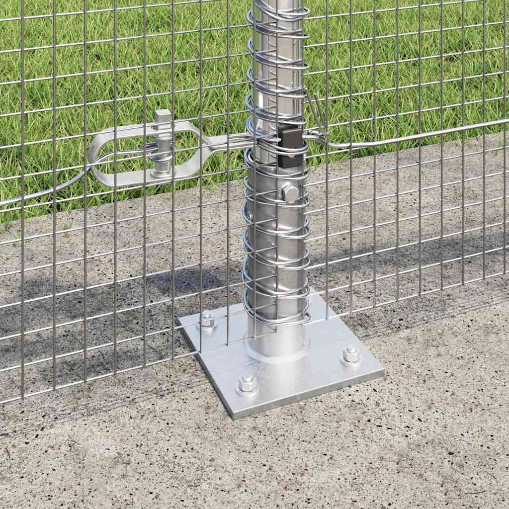 Zavareno žičano ogradno mreža s betonskom podlogom 100 x 0,6 m