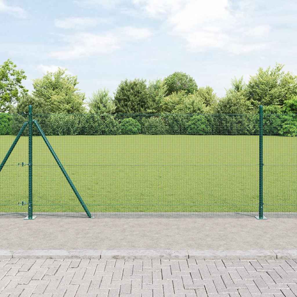 Zavareno žičano ogradno mreža s betonskom podlogom 10 x 0,8 m