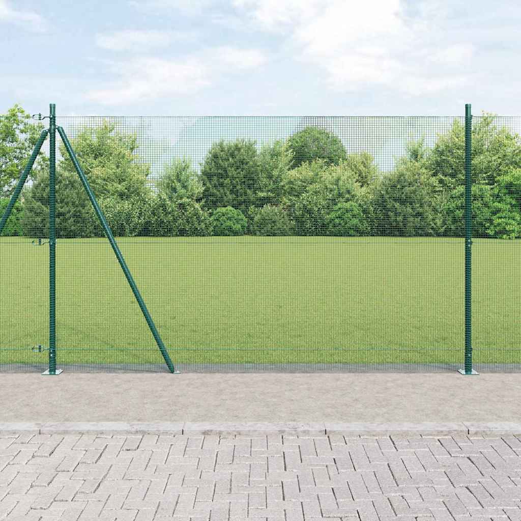 Zavareno žičano ogradno mreža s betonskom podlogom 10 x 1,5 m