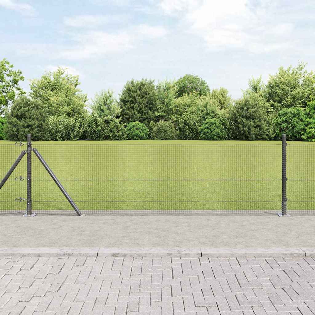 Zavareno žičano ogradno mreža s betonskom podlogom 50 x 0,5 m
