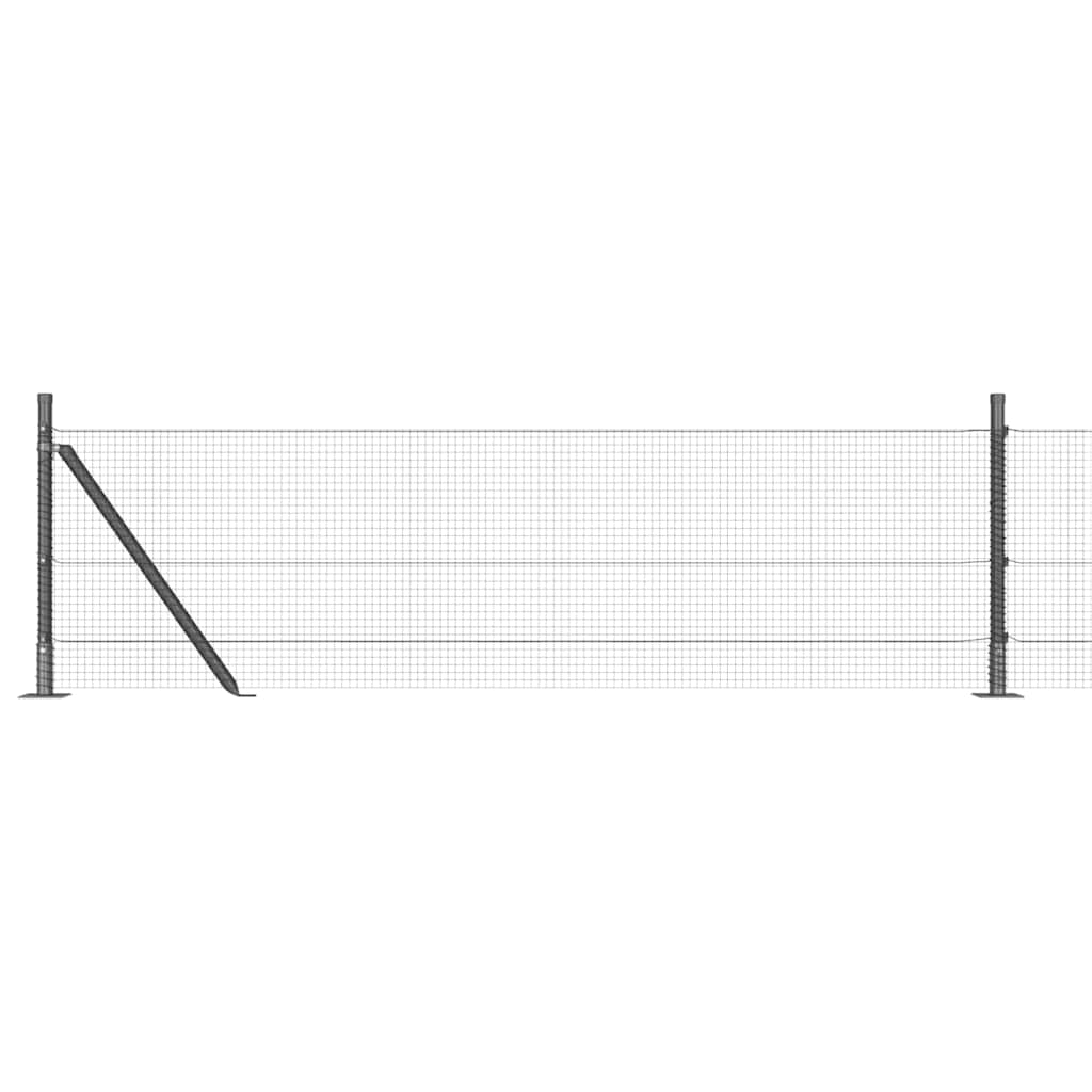 Zavareno žičano ogradno mreža s betonskom podlogom 50 x 0,5 m