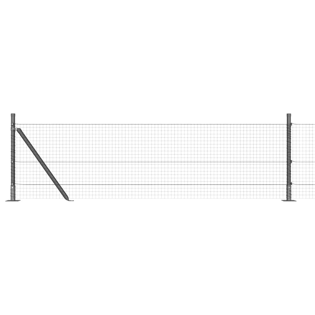 Zavareno žičano ogradno mreža s betonskom podlogom 50 x 0,5 m