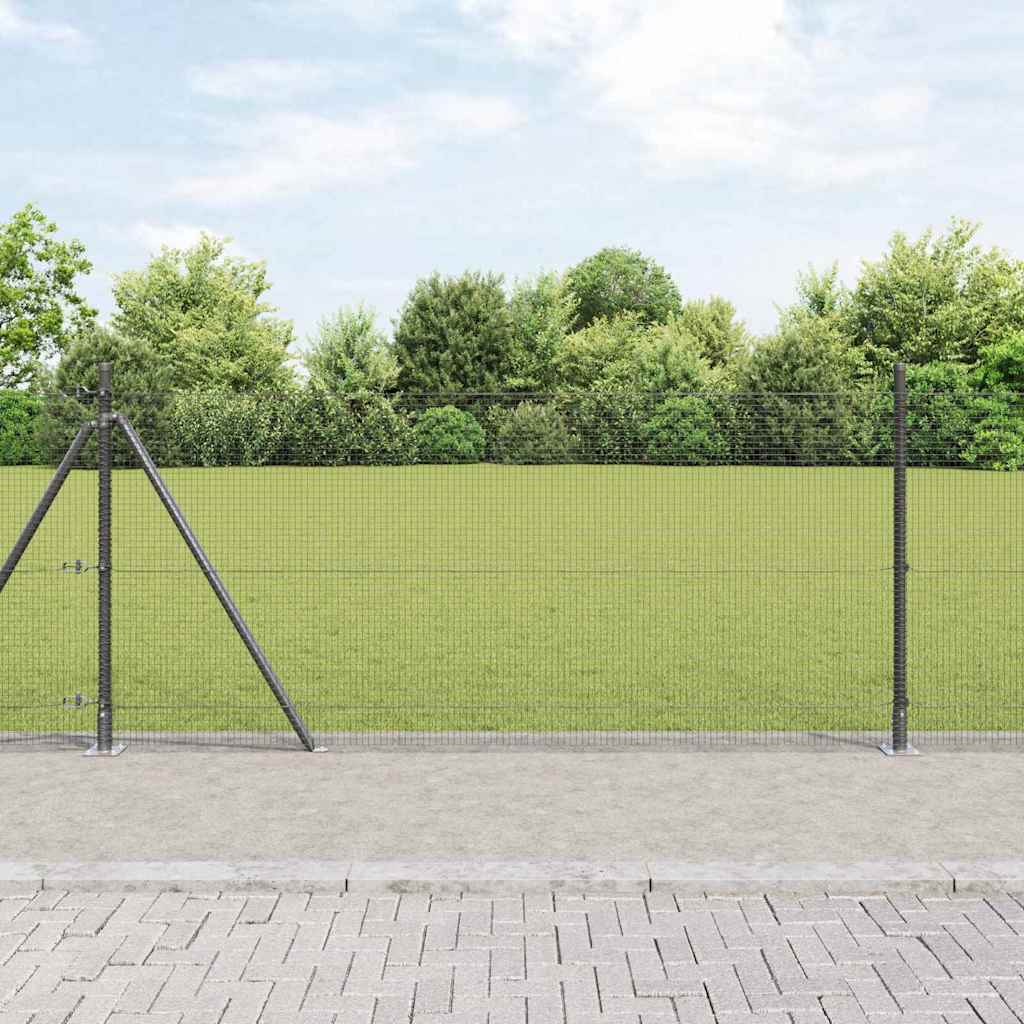 Zavareno žičano ogradno mreža s betonskom podlogom 50 x 0,8 m