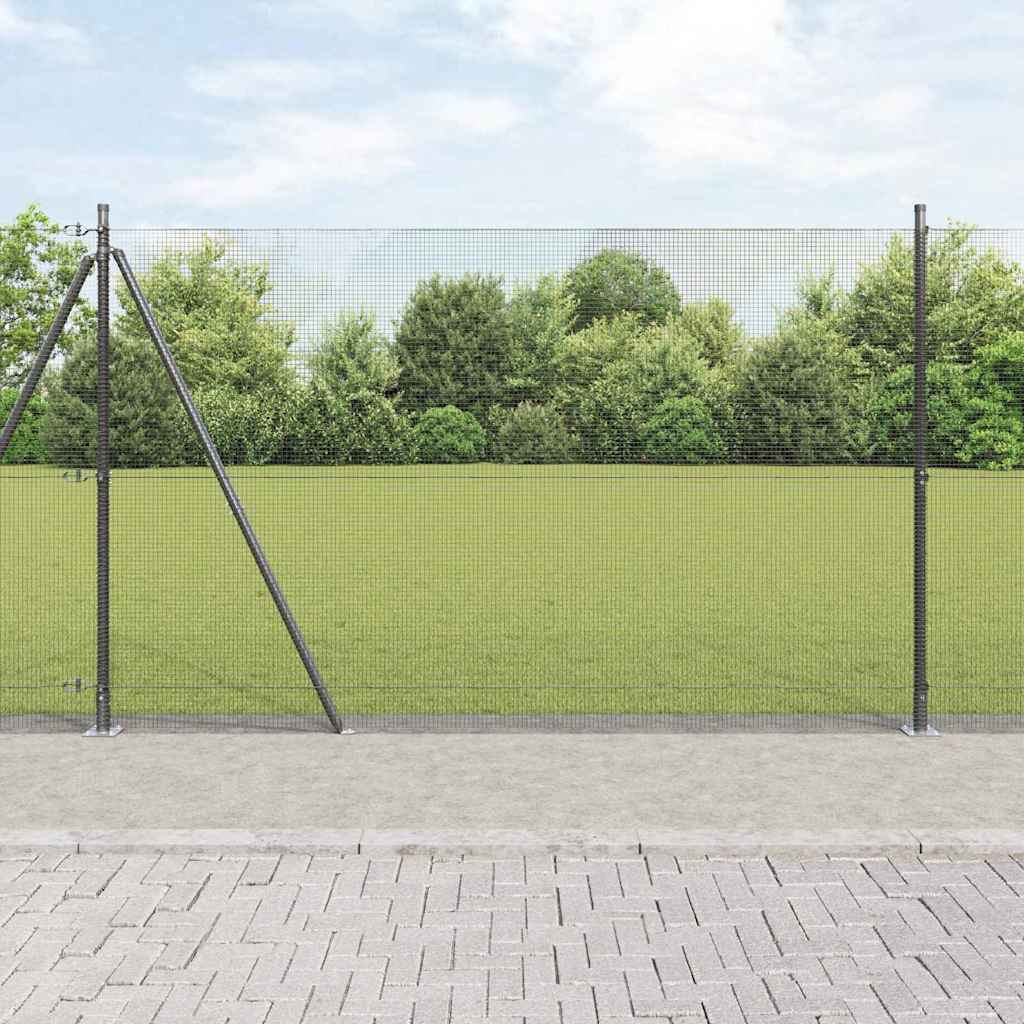Zavareno žičano ogradno mreža s betonskom podlogom 50 x 1,4 m