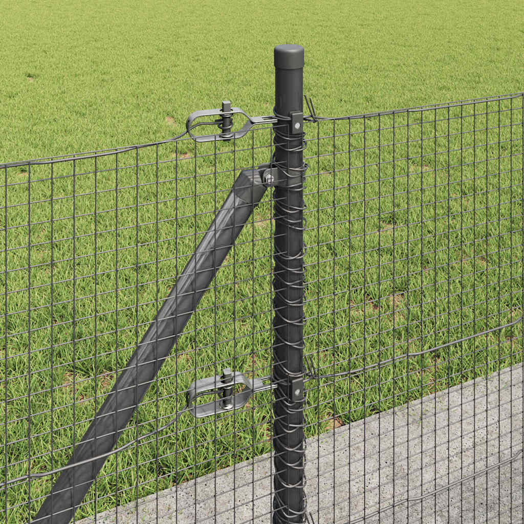 Zavareno žičano ogradno mreža s betonskom podlogom 100 x 0,4 m