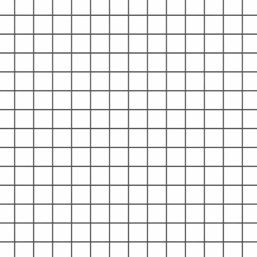 Zavareno žičano ogradno mreža s betonskom podlogom 100 x 0,5 m