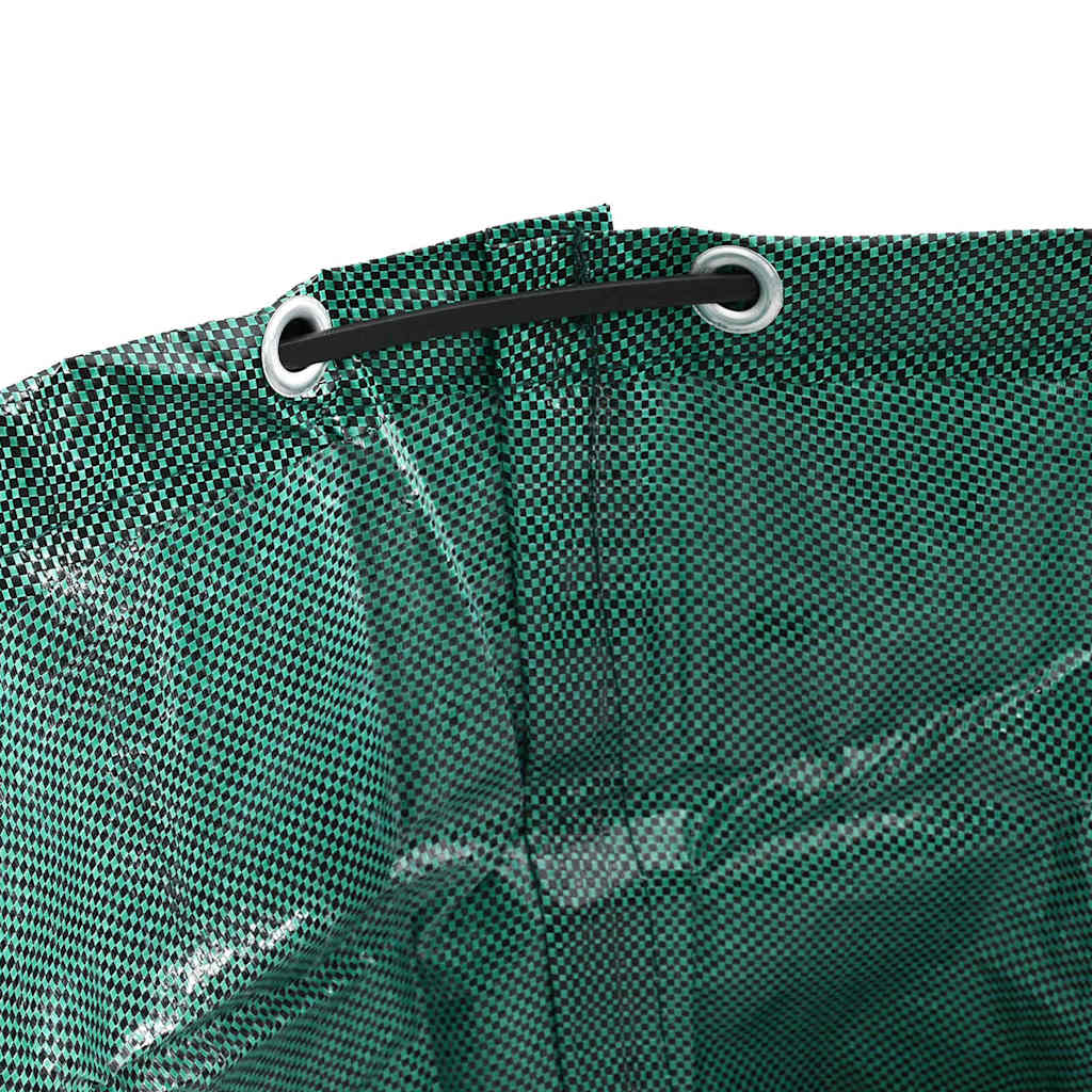 Vreće za otpad u vrtu 12 pcs Zelena 67 x 67 x 75,5 cm