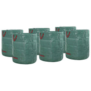 Vreće za otpad u vrtu 12 pcs Zelena 67 x 67 x 75,5 cm