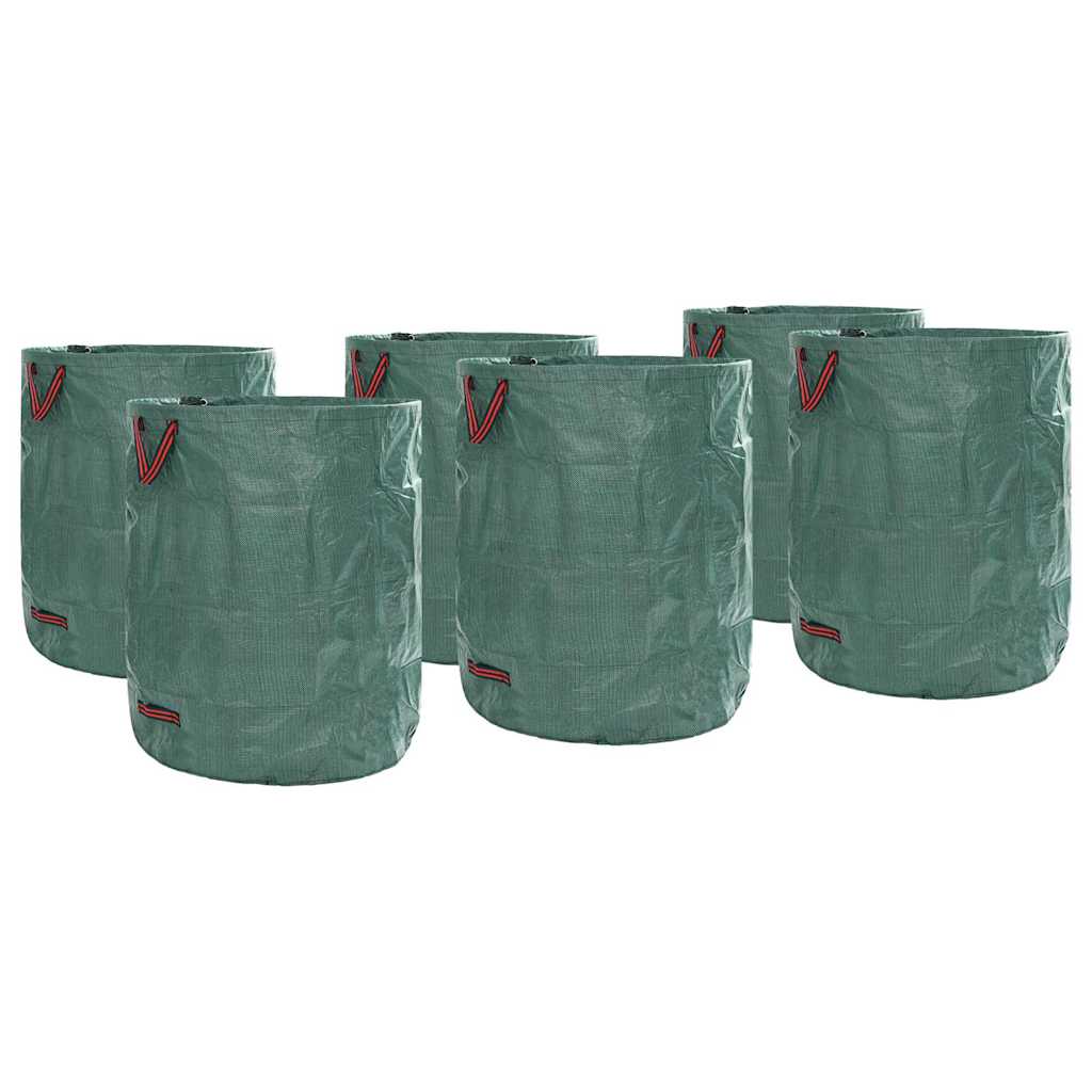 Vreće za otpad u vrtu 12 pcs Zelena 79 x 79 x 99,5 cm