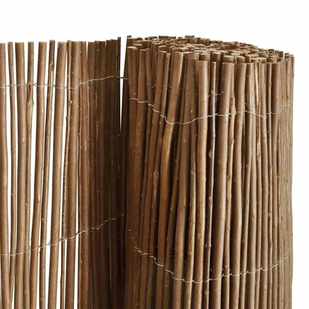 Ograda od vrbovog drveta Prirodna 120 x 300 cm Vrba