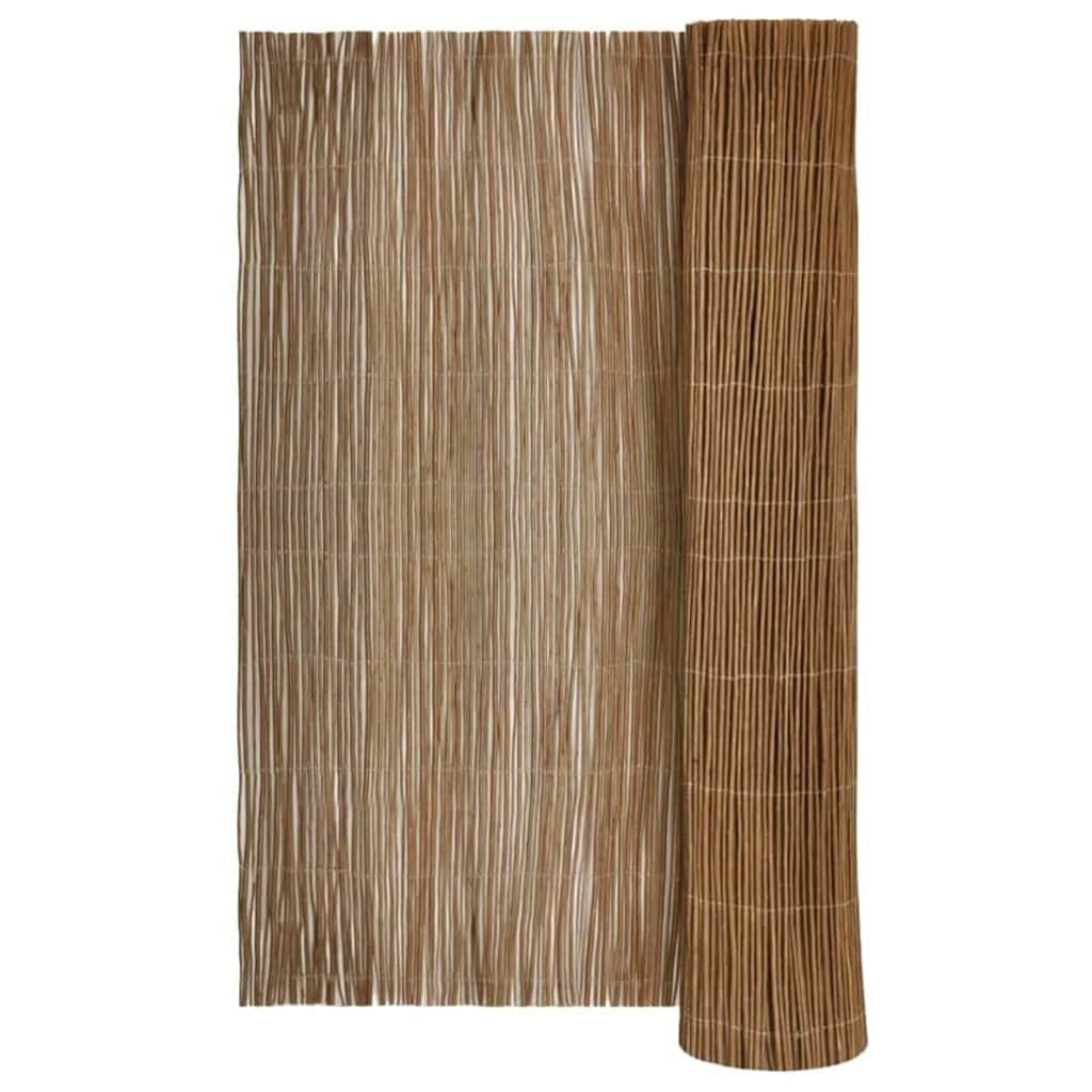 Ograda od vrbovog drveta Prirodna 170 x 500 cm Vrba