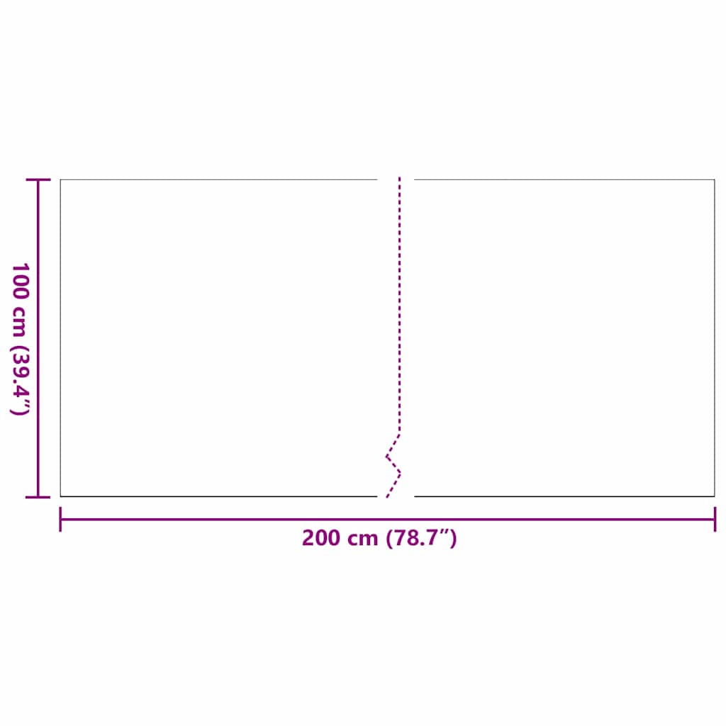 Umjetna trava 200 x 100 x 3 cm PP i PE