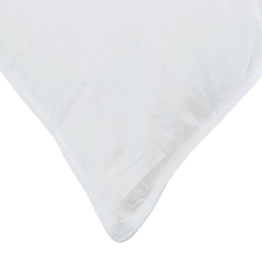 Jastuk s jastukom 2 pcs Bijelo 30 x 50 cm Perje