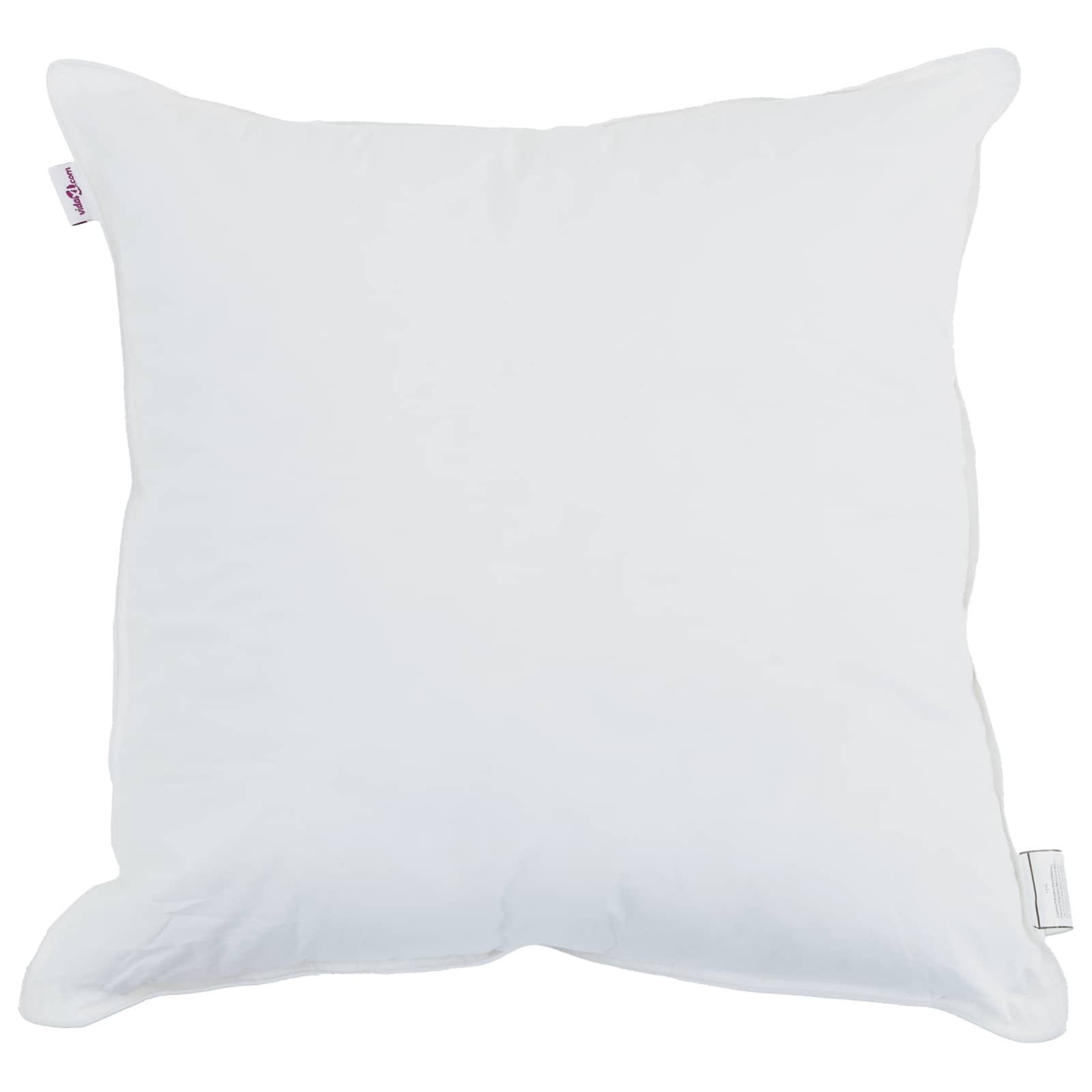 Jastuk s jastukom 2 pcs Bijelo 40 x 40 cm Pamuk
