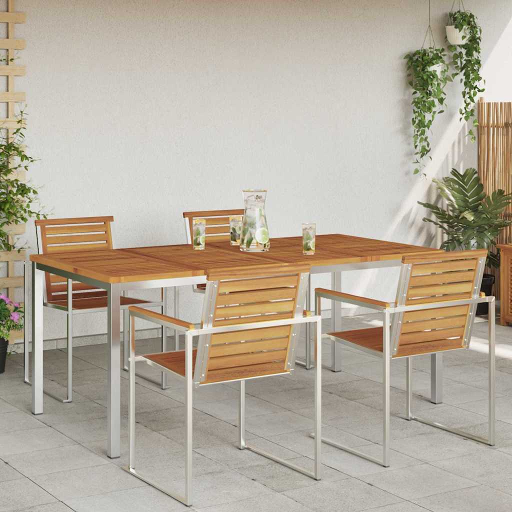 TrpezarijskiStol Smeđa 180 x 90 x 75 cm Čvrsto drvo akacije