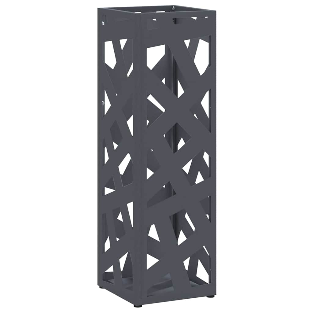 Stalak za kišobrane Antracit 15,5 x 15,5 x 49 cm Čelik