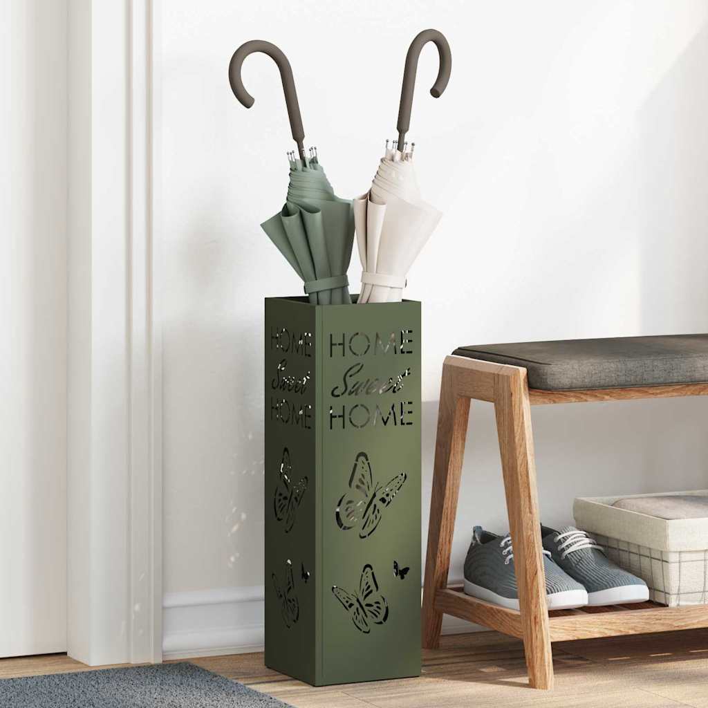 Stalak za kišobran Maslinasta 15,5 x 15,5 x 49 cm Metal