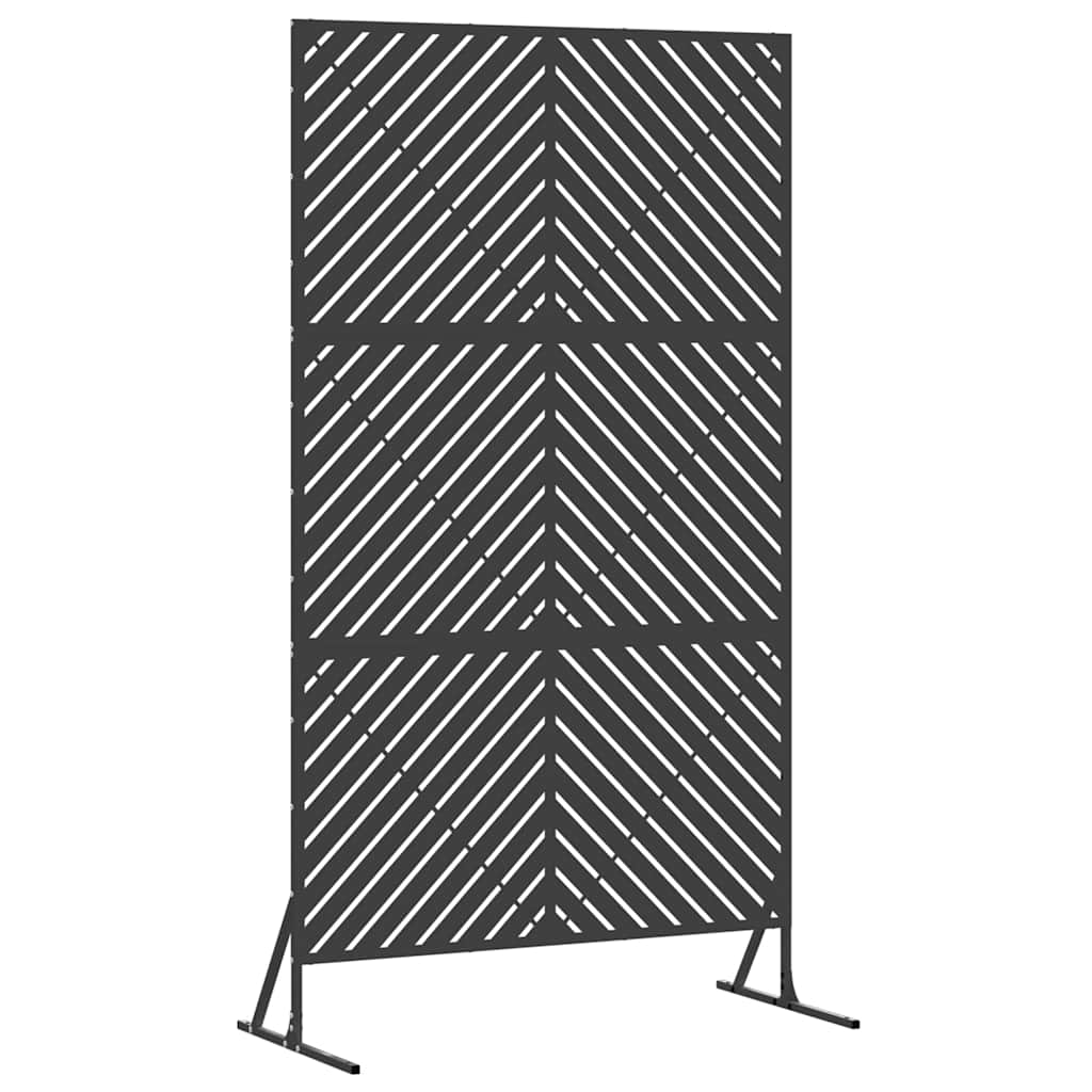 Zaslon za privatnost Crna 100 x 50 x 180 cm Čelik