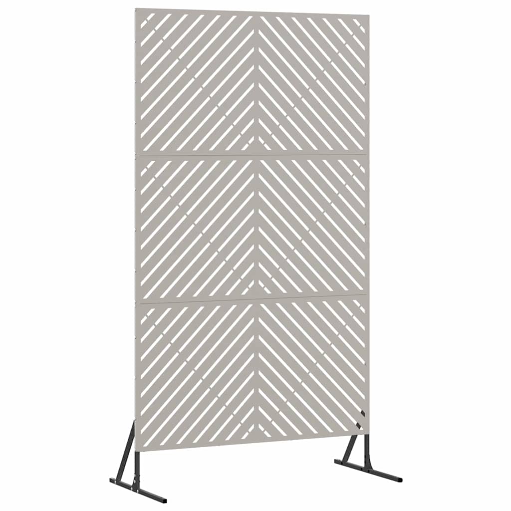 Zaslon za privatnost 100 x 50 x 180 cm Otporni čelik Rđa