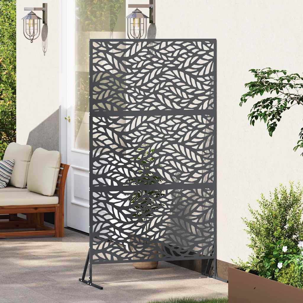 Zaslon za privatnost 100 x 50 x 180 cm Čelik Antracit