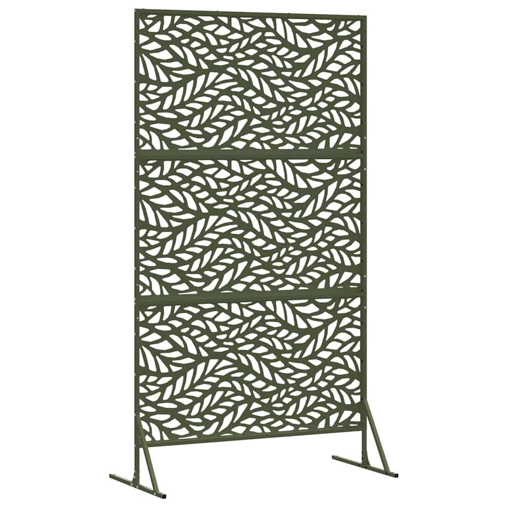 Zaslon za privatnost Maslinasta 100 x 50 x 180 cm Čelik